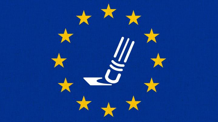 European Union flag with an erasure icon to represent how the Right to Erasure is applied under the GDPR