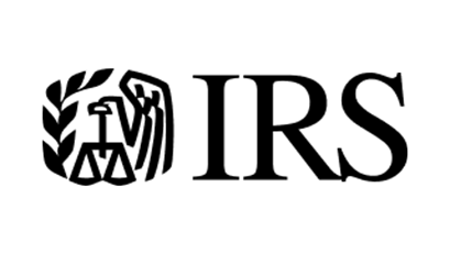 IRS logo in black